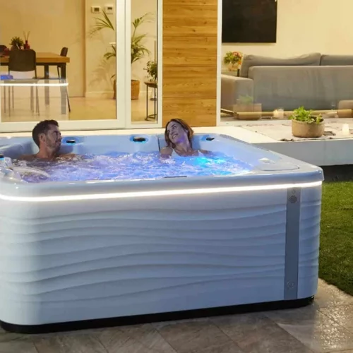Installation of a designer spa