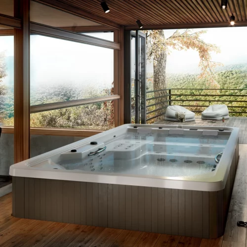 Is a Semi-Recessed Swim Spa Right for You