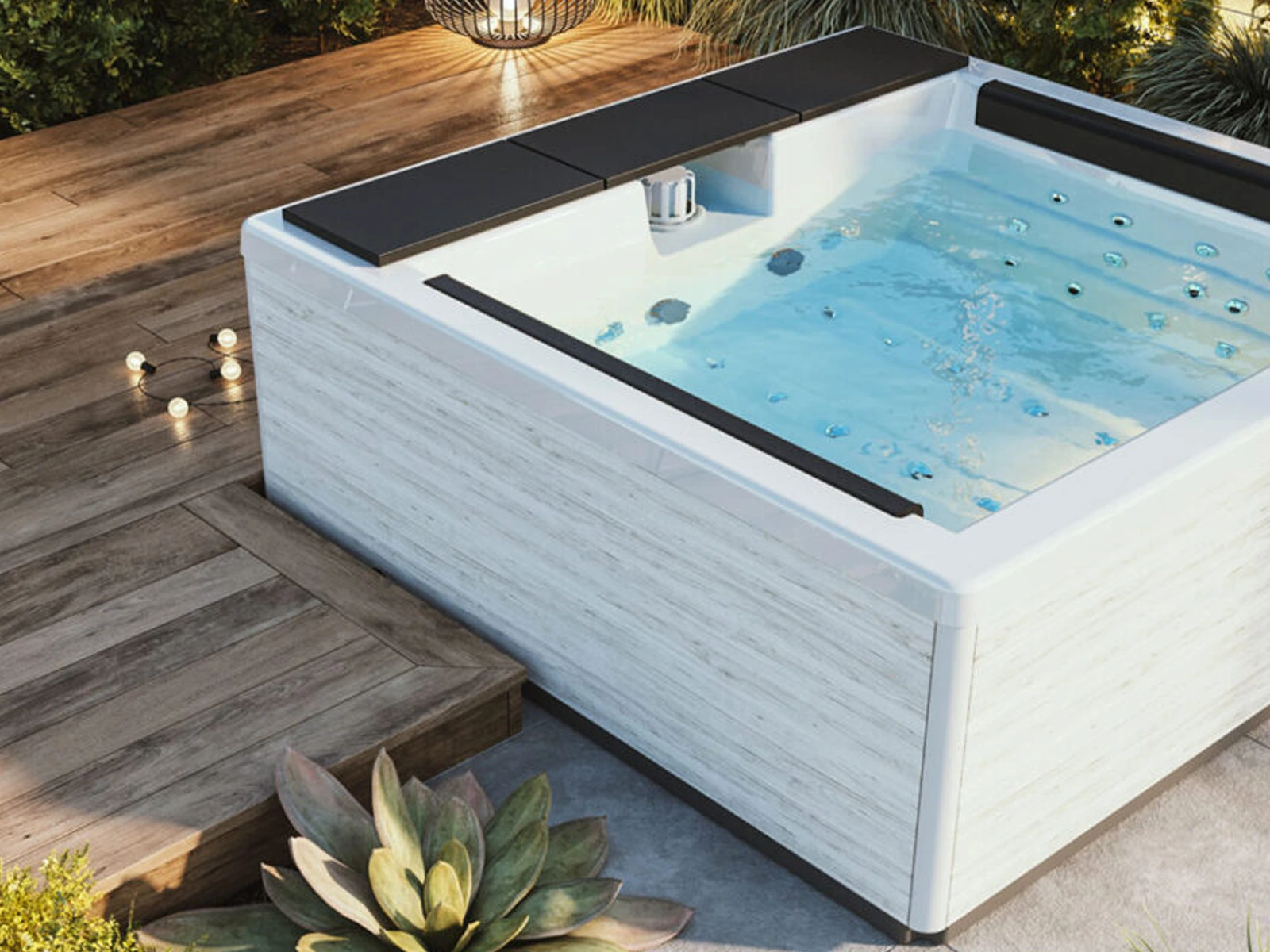 Partially Recessing a Spa into a Deck