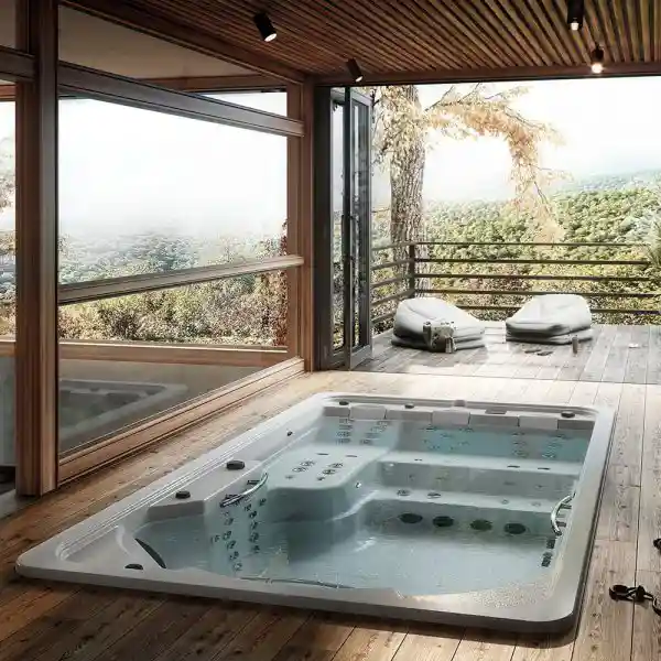 benefits of therapeutic swim spa installation in wellington palm beach county