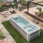 swim spa installed in a backyard in wellington palm beach county south east florida