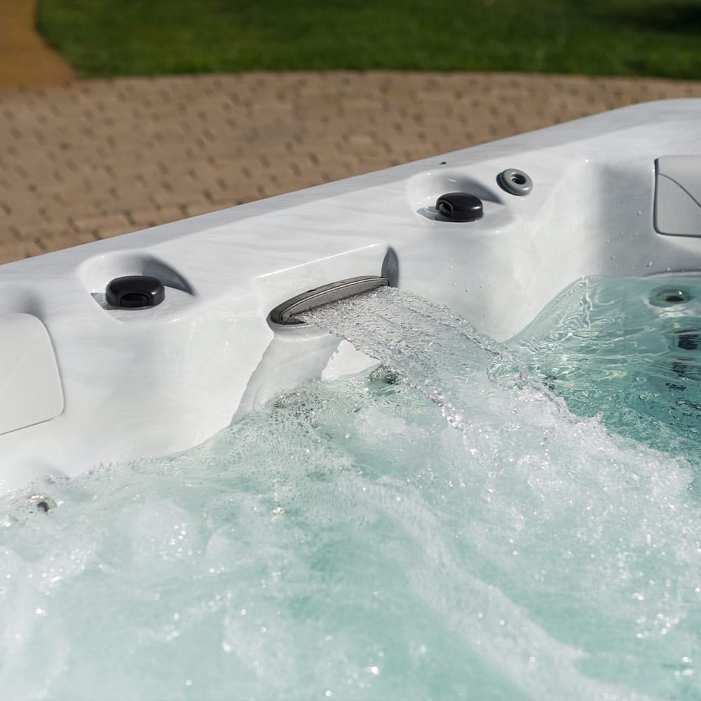 different waterfall types for hot tub spa jacuzzi